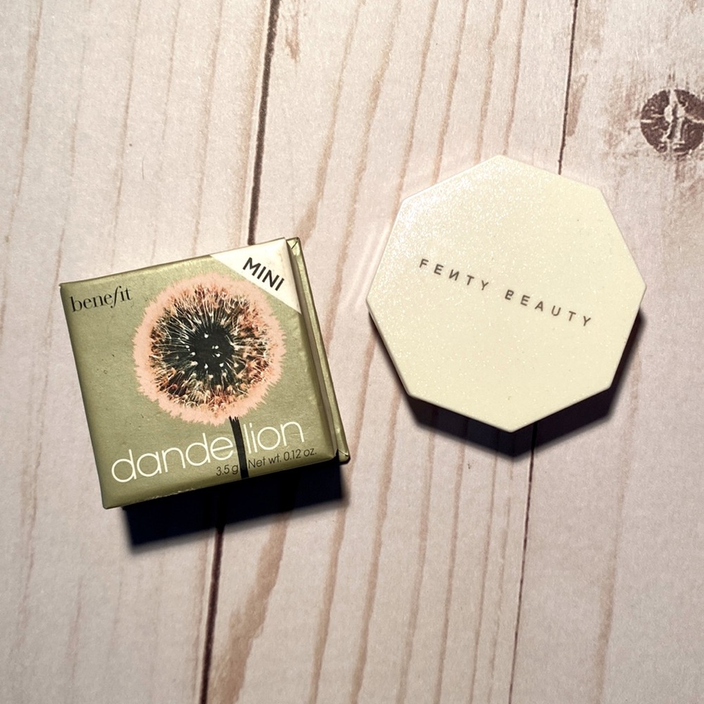 BENEFIT MINI BLUSH + FENTI MINI HIGHLIGHTER